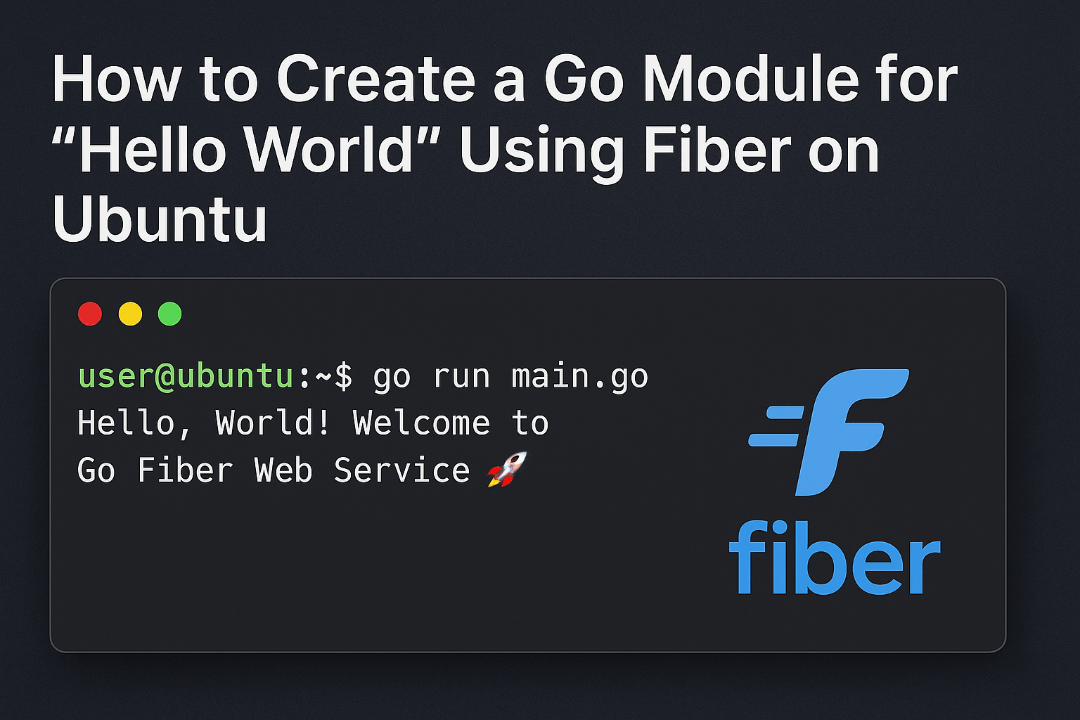 How to Write a ‘Hello World’ Program in GoLang 18 How to Create a Go Module for “Hello World” Using Fiber on Ubuntu